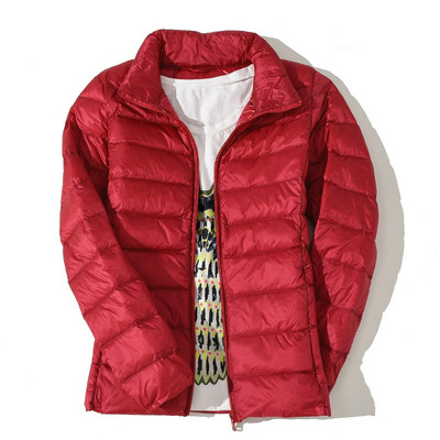 Ženska ležerna jakna s visokim ovratnikom i patentnim zatvaračem