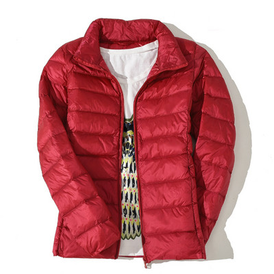 Ženska ležerna jakna s visokim ovratnikom i patentnim zatvaračem