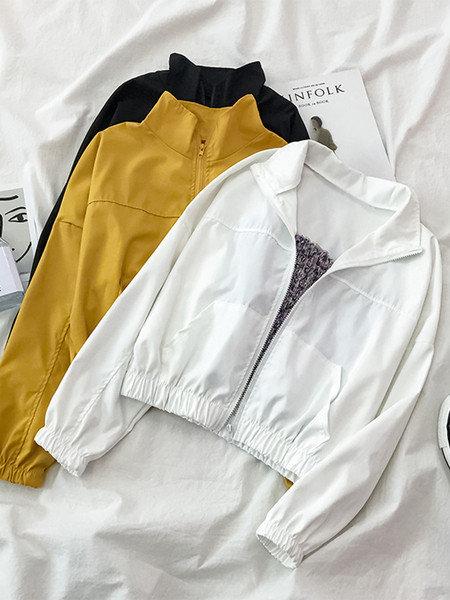 Νέο μοντέλο άνοιξη-φθινόπωρο μπουφάν με φερμουάρ