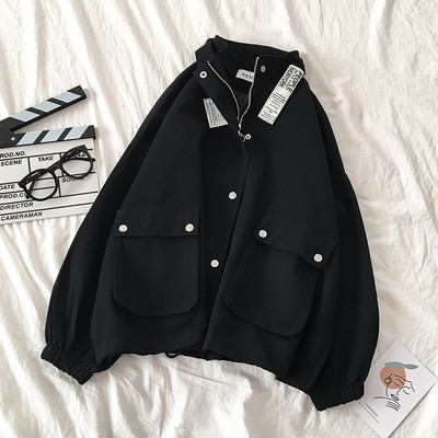 Női széldzseki, zsebekkel