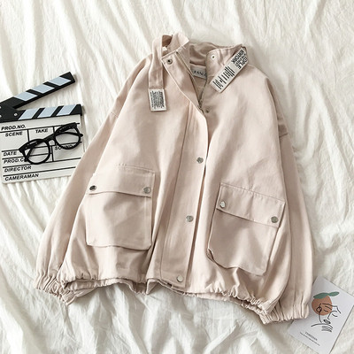 Női széldzseki, zsebekkel