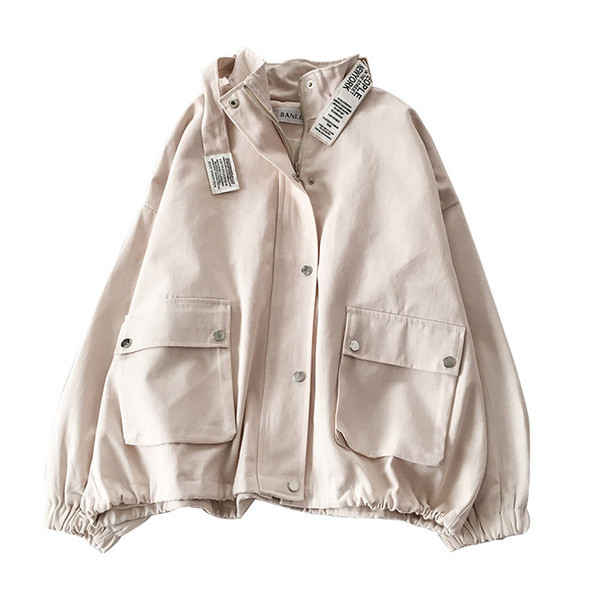 Női széldzseki, zsebekkel