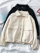 Novi model jesenske jakne sa džepovima i patentnim zatvaračem