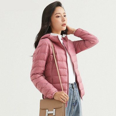 Σπορ-casual γυναικείο μπουφάν με κουκούλα και μεγέθη έως 4XL