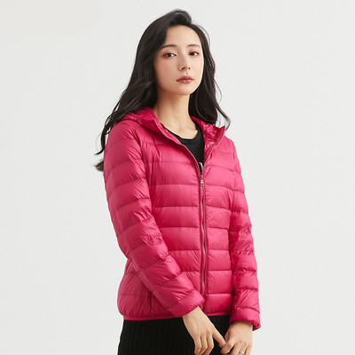 Σπορ-casual γυναικείο μπουφάν με κουκούλα και μεγέθη έως 4XL