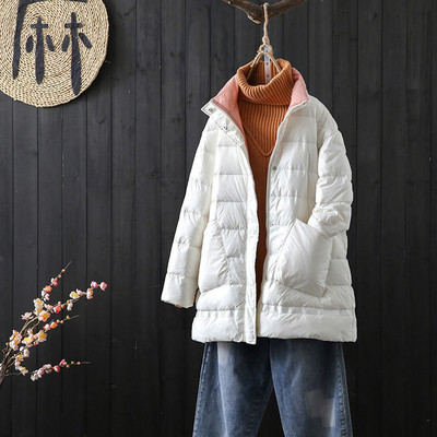 Naiste talvejope lai taskutega mudel