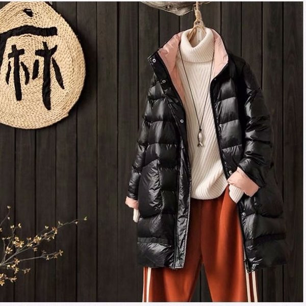 Naiste talvejope lai taskutega mudel