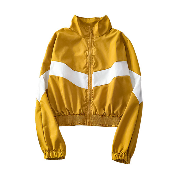 Õhuke lukuga ja elastse vöökohaga kevad-sügisjope