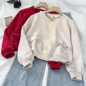 Uus mudel igapäevane õhuke lukuga jope