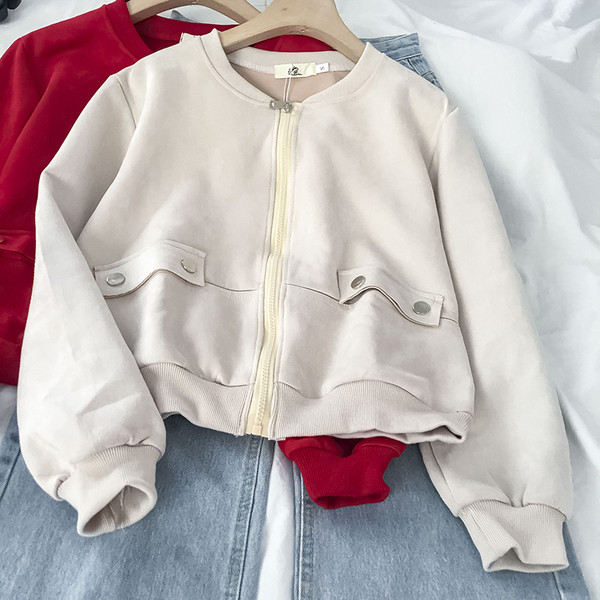 Uus mudel igapäevane õhuke lukuga jope