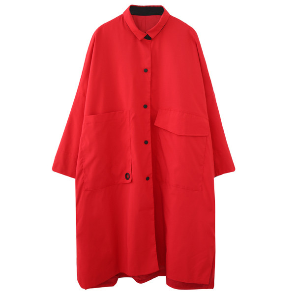 Pikk naiste jope lai nööpidega mudel