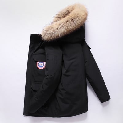 Moodne taskutega naiste jakk ja kapuuts sulestikuga