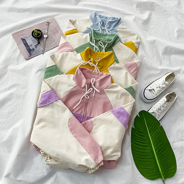 Tavaszi-őszi kabát fűzős