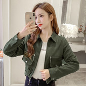 Naiste moodne taskutega jakk - Slim mudel