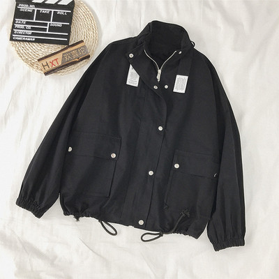 Νέο γυναικείο χειμερινό μπουφάν και φερμουάρ και τσέπες