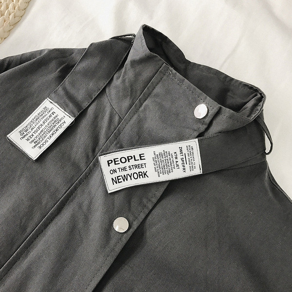 Νέο γυναικείο χειμερινό μπουφάν και φερμουάρ και τσέπες