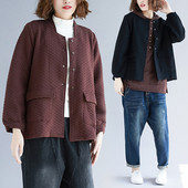 Női alkalmi kabát gombokkal