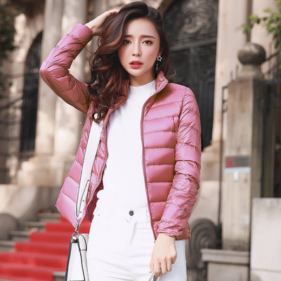 Igapäevane kerge kõrge krae ja taskutega naiste jope