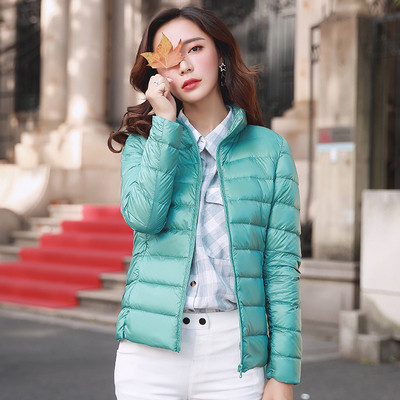 Igapäevane kerge kõrge krae ja taskutega naiste jope