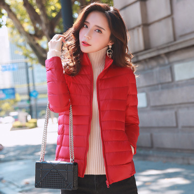 Igapäevane kerge kõrge krae ja taskutega naiste jope