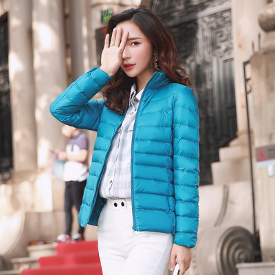 Igapäevane kerge kõrge krae ja taskutega naiste jope