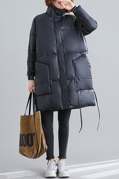 Casual γυναικείο μπουφάν με χαμηλό γιακά - ρετρό στιλ