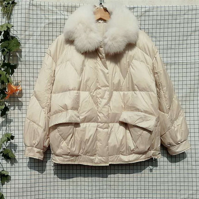 Γυναικείο φθινοπωρινό μπουφάν με κλασικό γιακά - ασύμμετρο μοντέλο