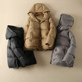 Őszi-téli meleg kabát kapucnival