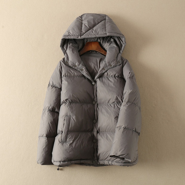 Őszi-téli meleg kabát kapucnival