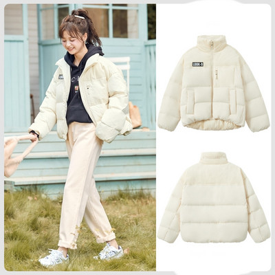 Γυναικείο ασύμμετρο μπουφάν με κουκούλα και τσέπες