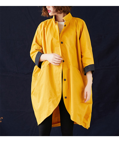 Uus mudel naiste pikk nööpidega jakk