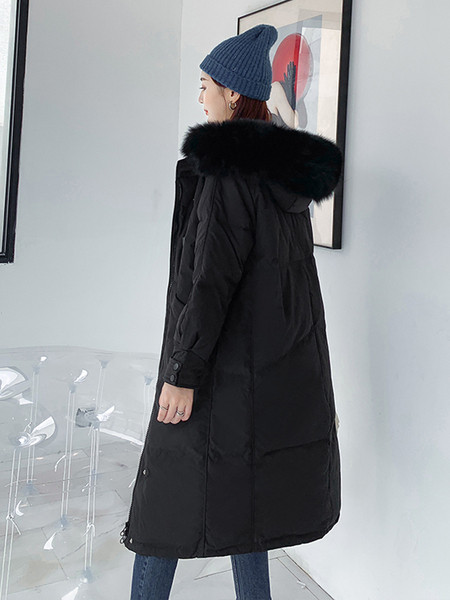 Naiste vabaaja pikk sule ja taskutega jope