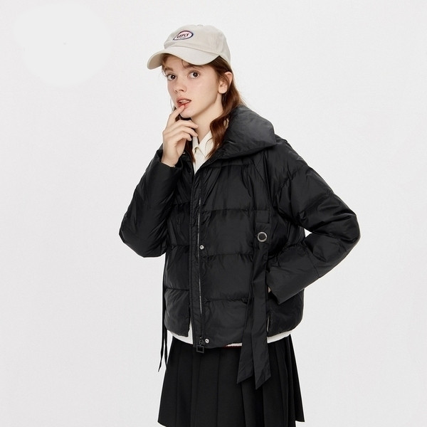 Uus mudel naiste talvejope vöö ja lukuga