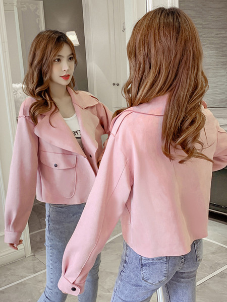 Uut mudelit pikkade sametvarrukatega naiste jope