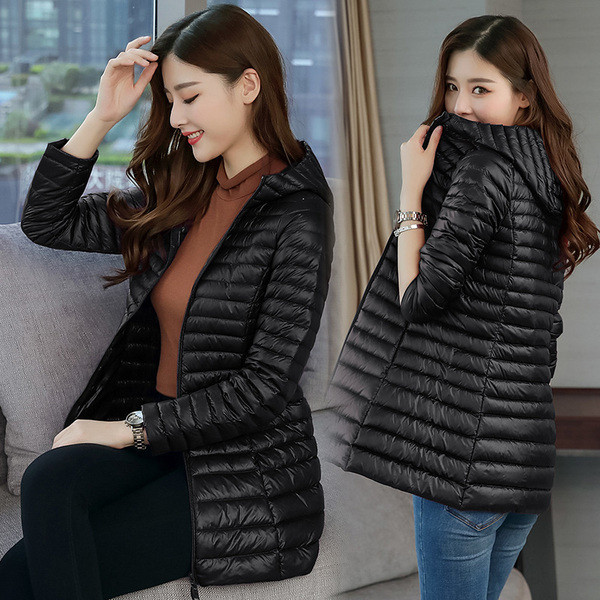 Vízálló testre szabott női kabát - nagy méret