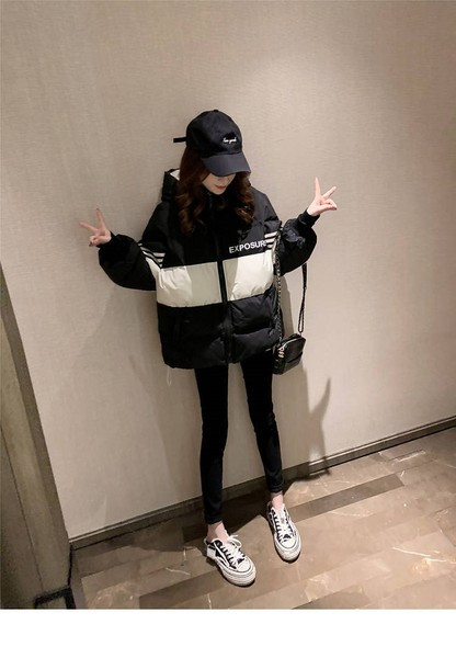 Igapäevane talvine jahe naiste lai mudel