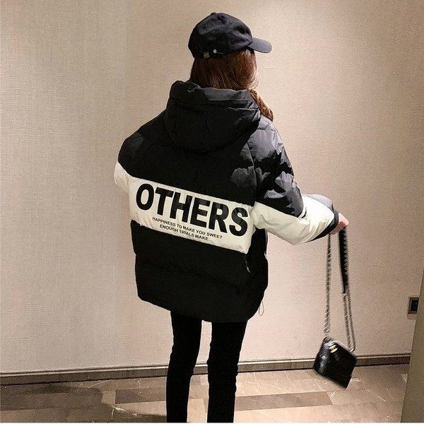 Igapäevane talvine jahe naiste lai mudel