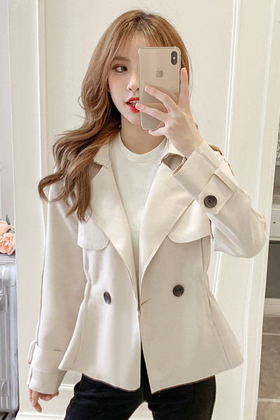 Moodne naiste jope öko-seemisnahast - jope tüüpi