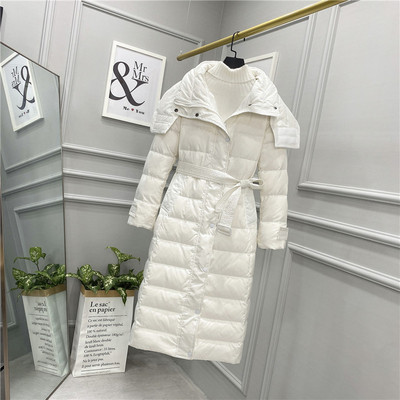 Uue mudeli naiste põlvini jope ja vöö