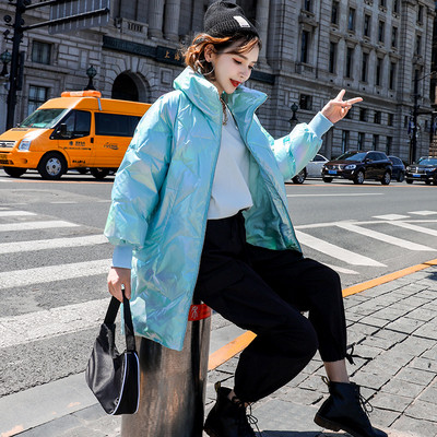 Új modell női kabát magas gallérral