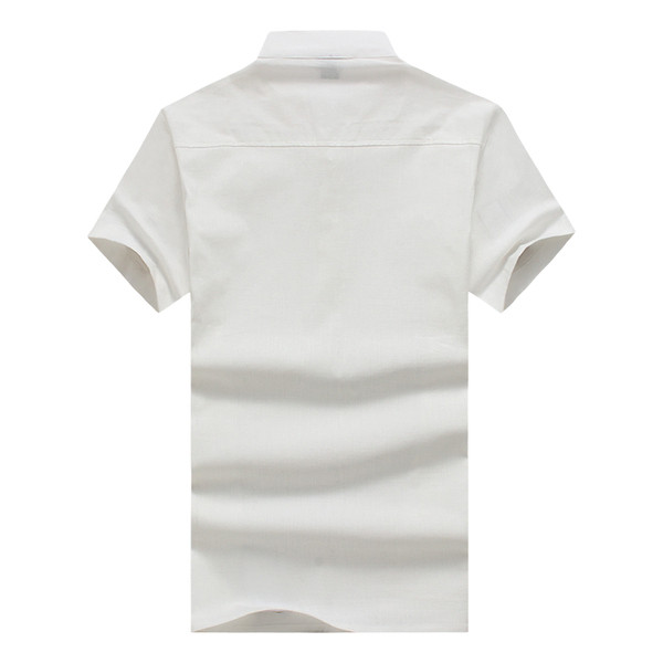 Férfi hétköznapi blúz sima modell klasszikus gallérral