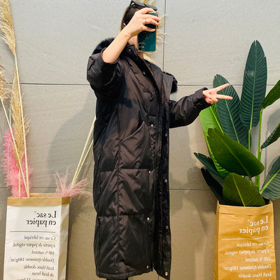 Naiste pikk kapuutsiga talvejope