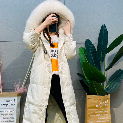 Naiste pikk kapuutsiga talvejope