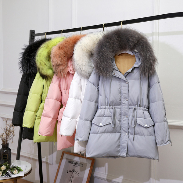 Új modell női kabát pehely és gombokkal