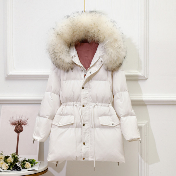 Új modell női kabát pehely és gombokkal