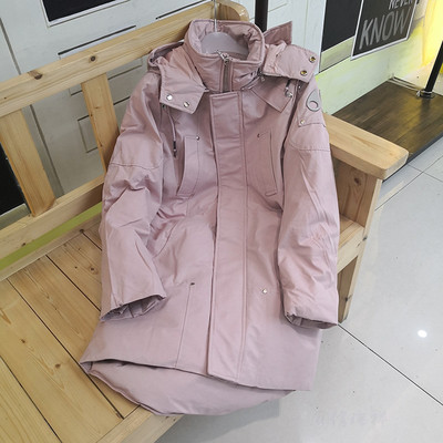 Naiste vabaaja jakk kõrge krae ja kapuutsiga