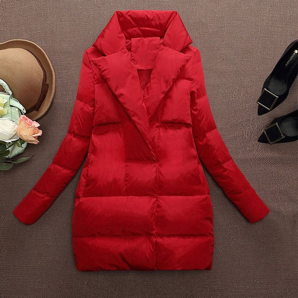 Novi model zimske ženske jakne sa V kragnom