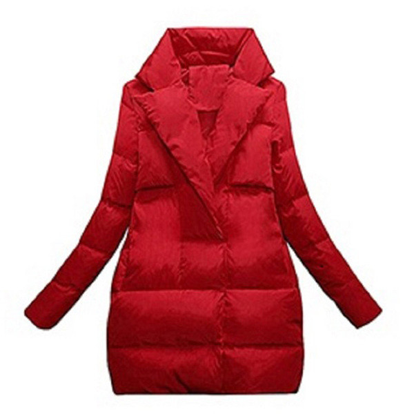 Novi model zimske ženske jakne sa V kragnom