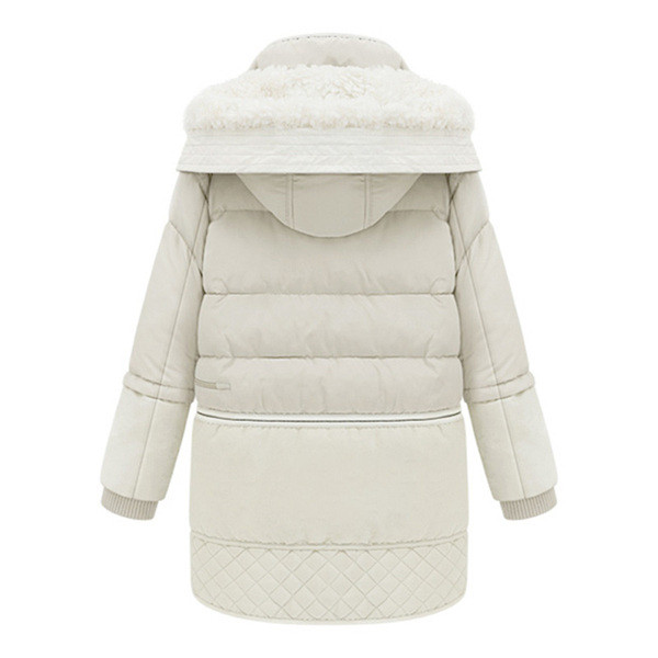Γυναικείο χειμερινό μπουφάν με ζεστή φόδρα και τσέπες