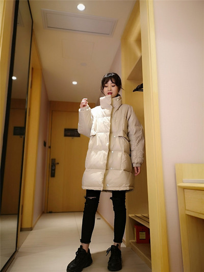 Γυναικείο χειμερινό μπουφάν μοντέλο με ψηλό γιακά